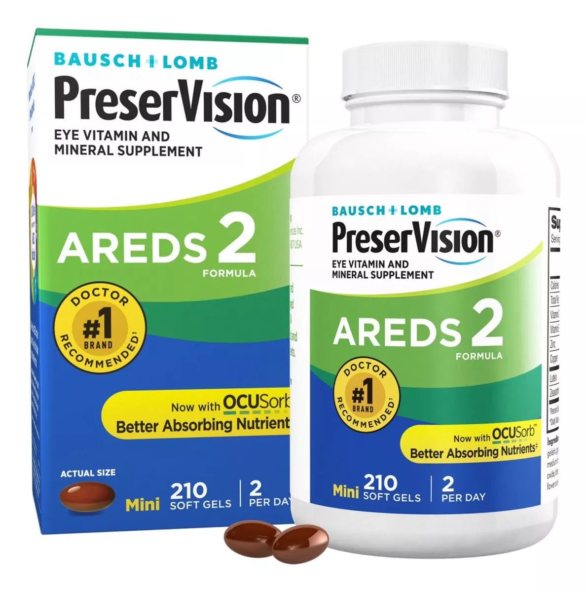 Preservision Areds 2, 210 Capsulas Blandas