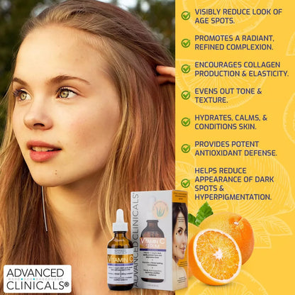 Vitamina C Serum Advanced Clinicals Suero Premium 52ml