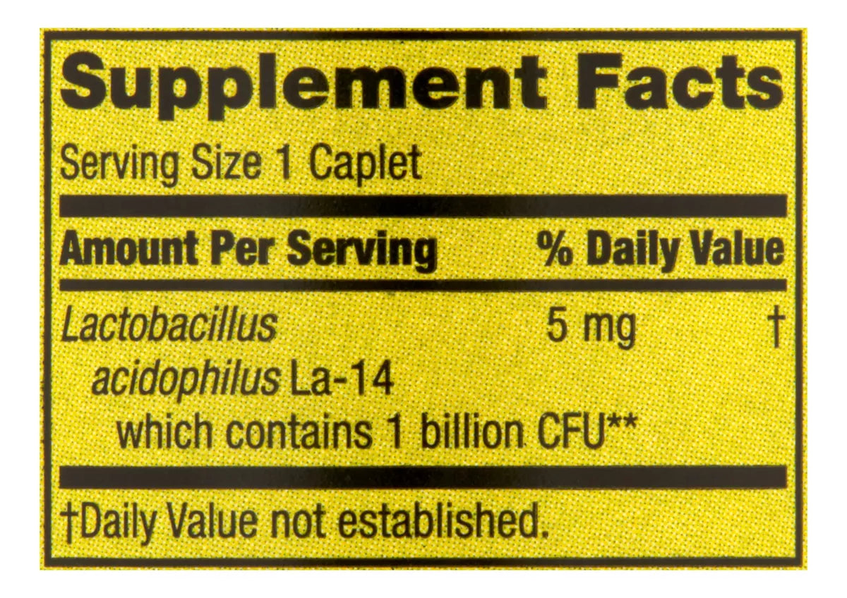 Spring Valley Acidófilo Probiótico 1 Billon, 30 Capsulas