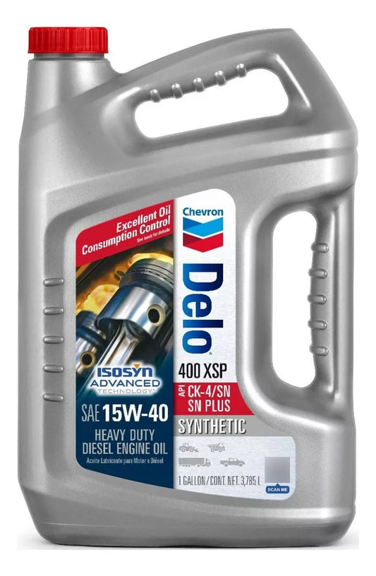 Aceite Chevron Delo 400 Xsp Sintetico 15w-40 3.78 Litros