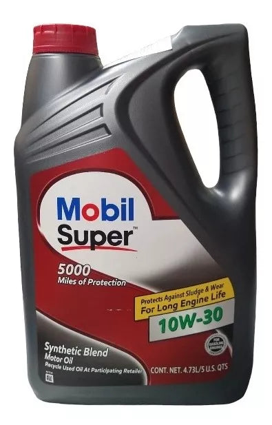 Aceite Sintetico Mobil Super 10w30 4.73l