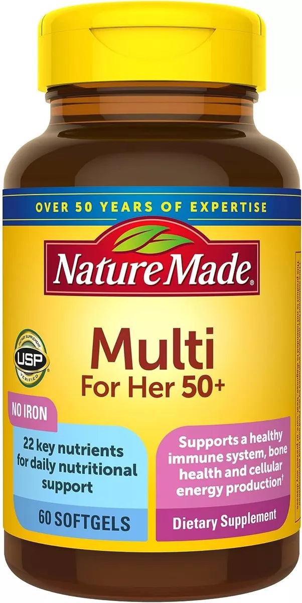 Nature Made Multi For Her 50+ 60 Softgels