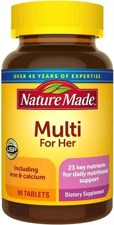 Nature Made Multi For Her 90 tabletas