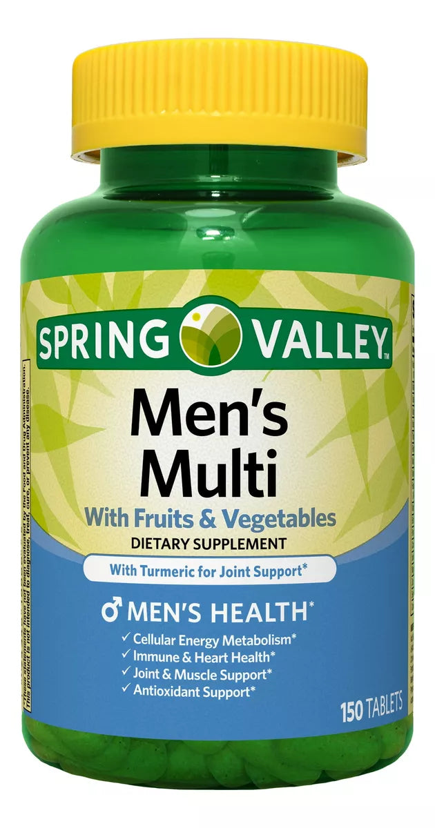 Spring Valley Men's Multi 150 Tabletas