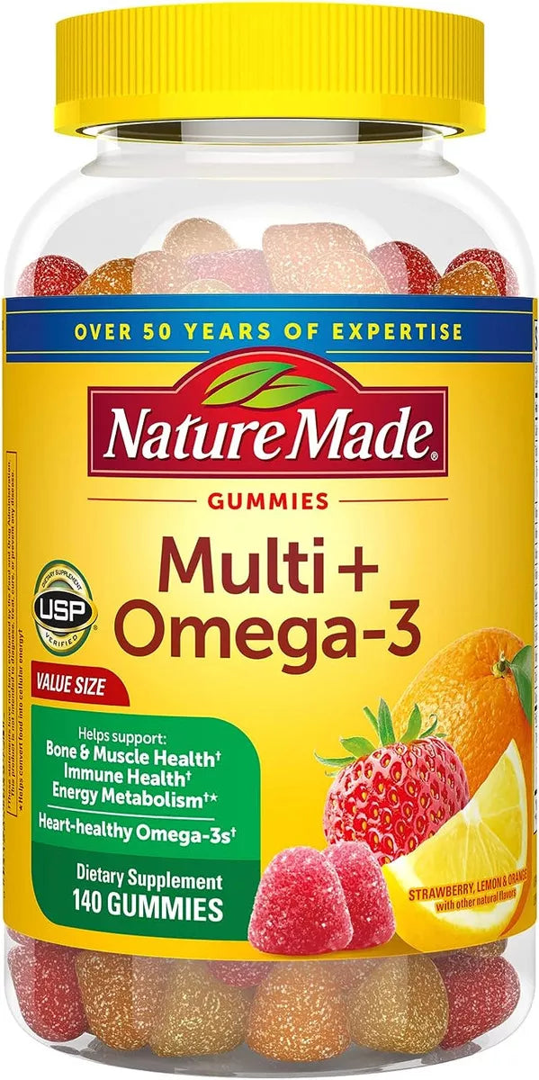 Nature Made Gomitas Multi+ Omega 3 140 Gomitas