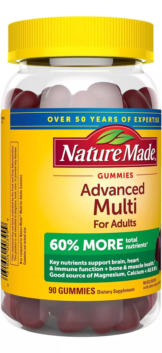 Nature Made Advanded Multi Para Adultos, 90 Gomitas