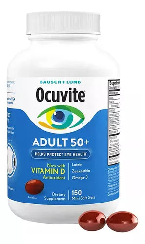 Ocuvite Adulto 50+, 150 mini softgels