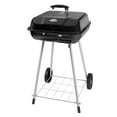 Expert Grill Parrilla de Carbón de 17.5" con Ruedas, Negra
