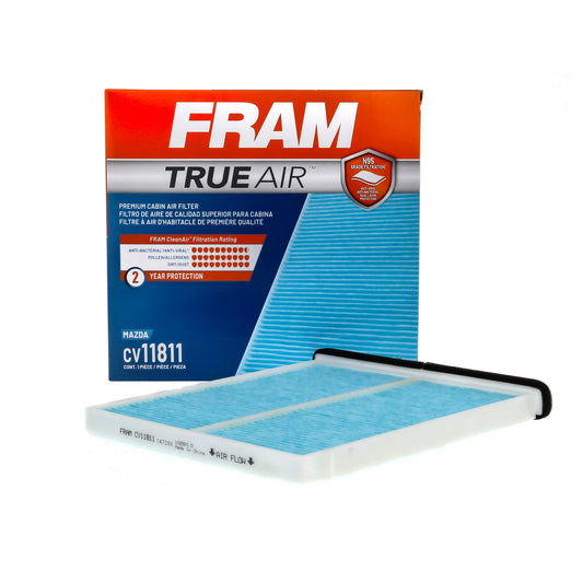Filtro de Aire de Cabina FRAM CV11811 TrueAir Premium con filtro N95