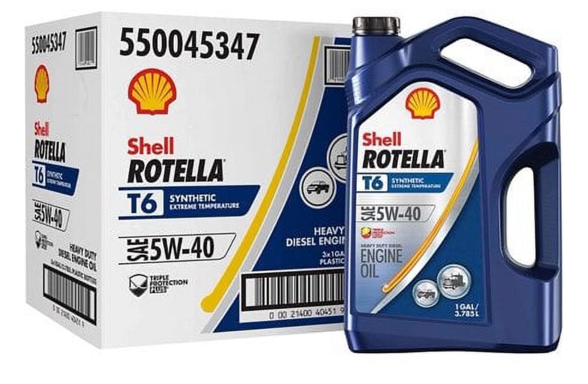 Aceite Shell Rotella 5w-40 T6 100% Sintetico