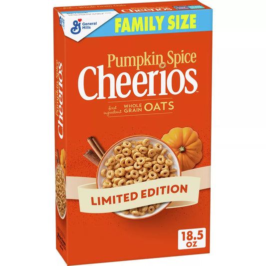 Pumpkin Spice Cheerios Cereal EDICION LIMITADA