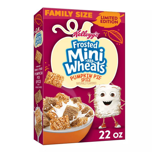 Frosted Mini Wheats Pumpkin Spice Cereal EDICION LIMITADA