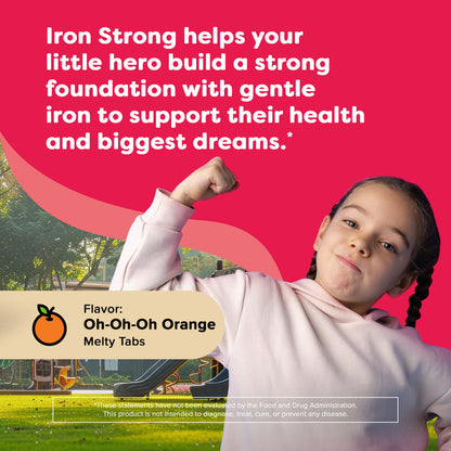 Renzos Iron Strong 90 tabletas sabor naranja
