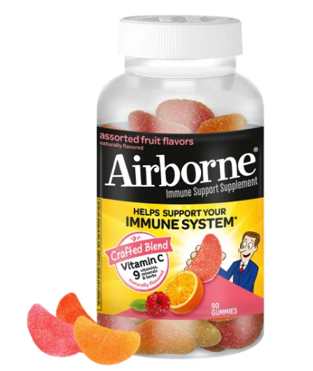 Airborne Vitamin C Immune Support  750 mg,  90 gomitas