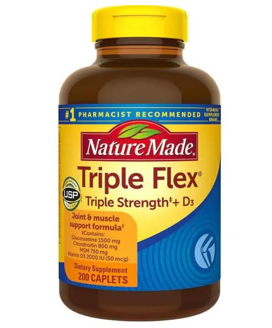 Nature made Triple Flex, 200 Capsulas