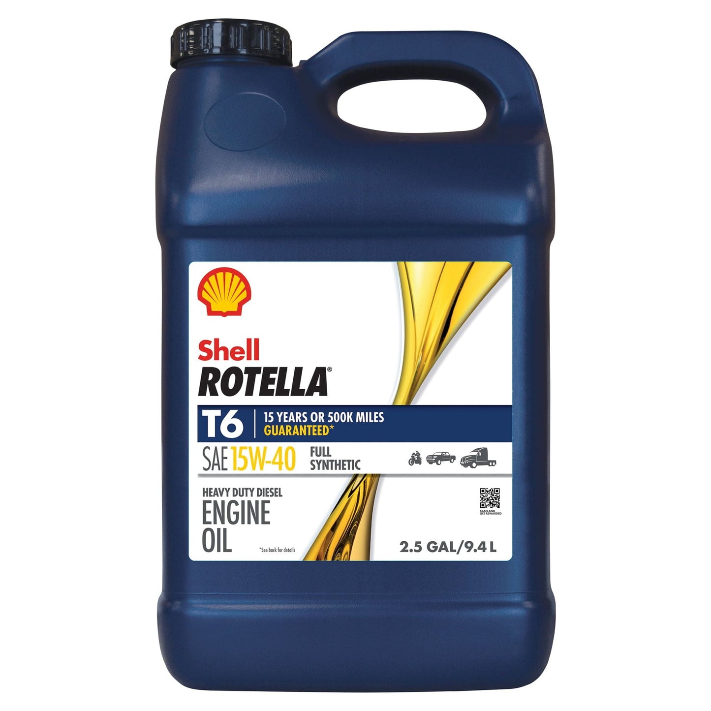 Aceite Shell Rotella T6 15W-40 Diesel 9.4 litros
