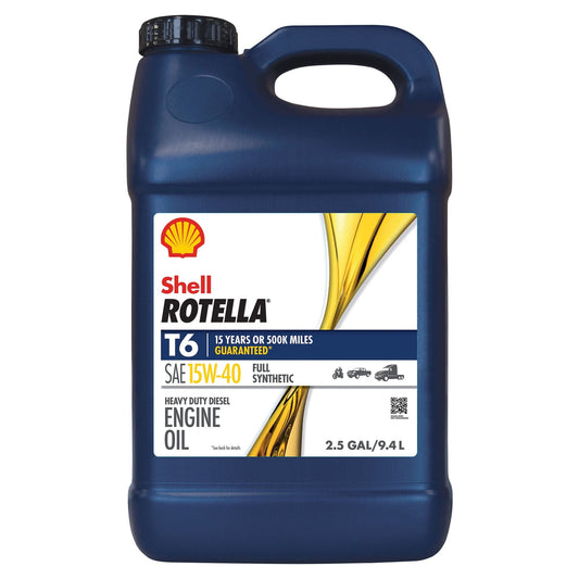 Aceite Shell Rotella T6 15W-40 Diesel 9.4 litros