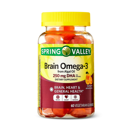 Spring Valley Brain Omega-3 60 gomitas