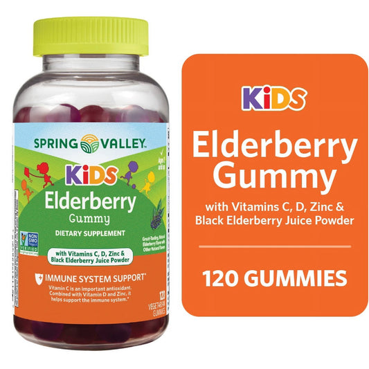 Spring Valley Kids ElderBerry 120 gomitas