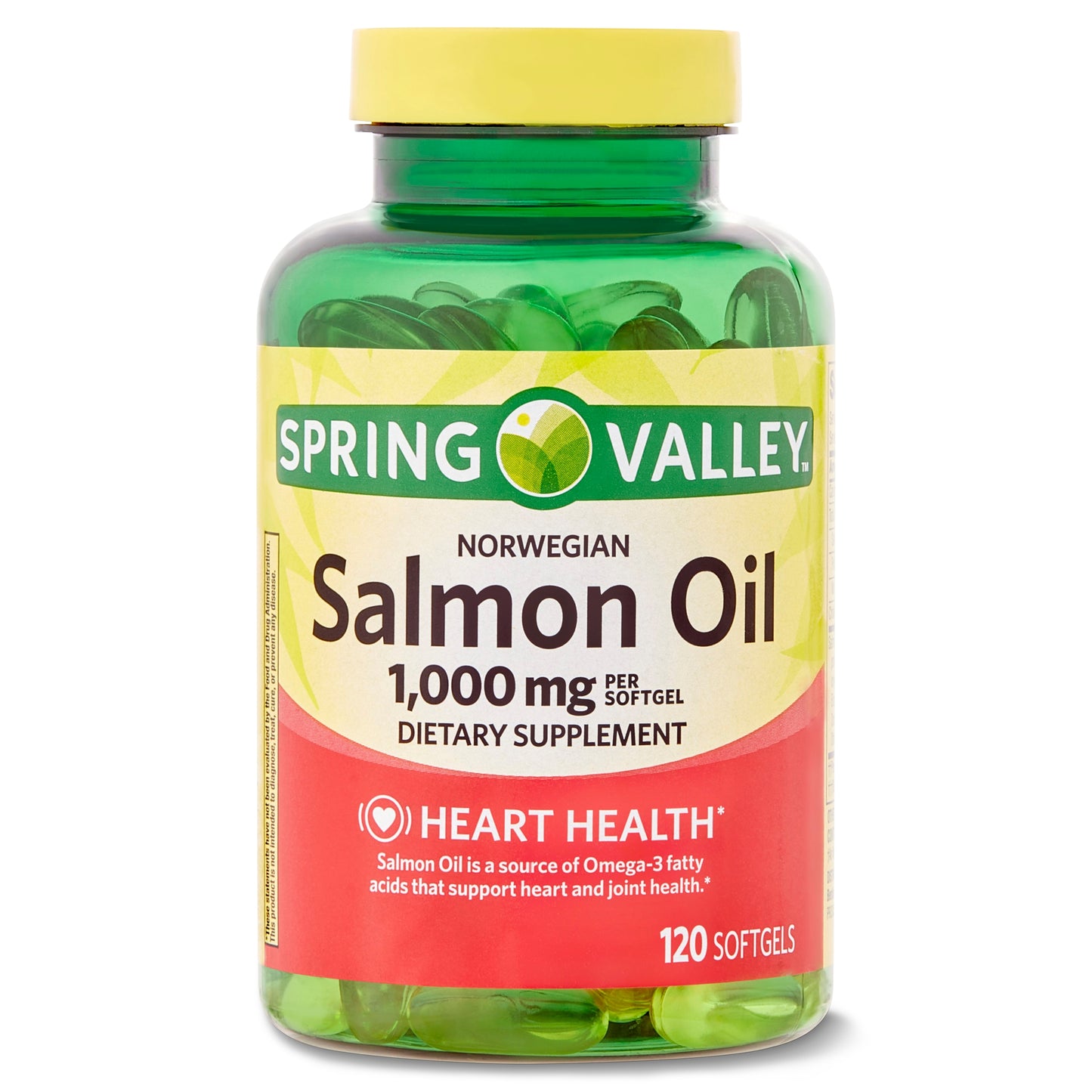 Spring Valley Salmon Oil 1,000mg 120 capsulas blandas