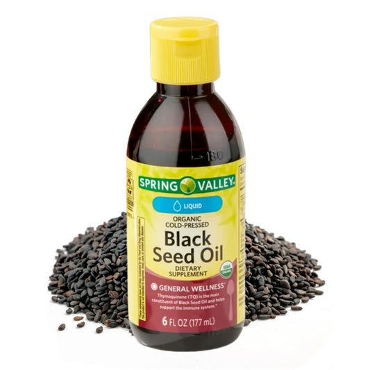 Spring Valley Aceite Semilla Negra Líquido, 6 fl oz