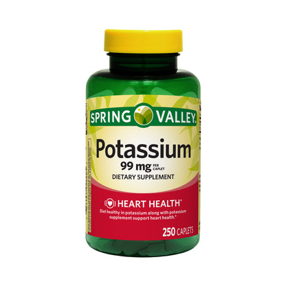 Spring Valley Potasio 99 mg 250 capsulas