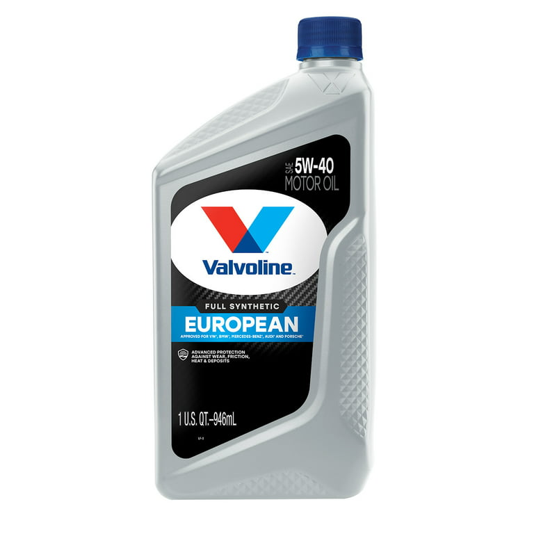 Aceite Valvoline 5w-40 Formula Europea 100% Sintetico