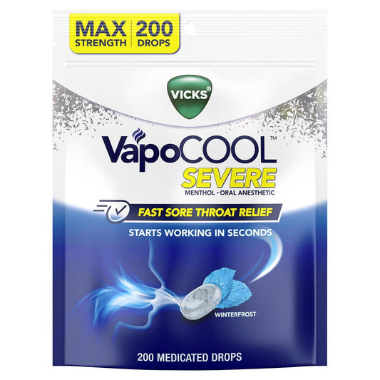 Vicks vapocool Severo 200 pastillas