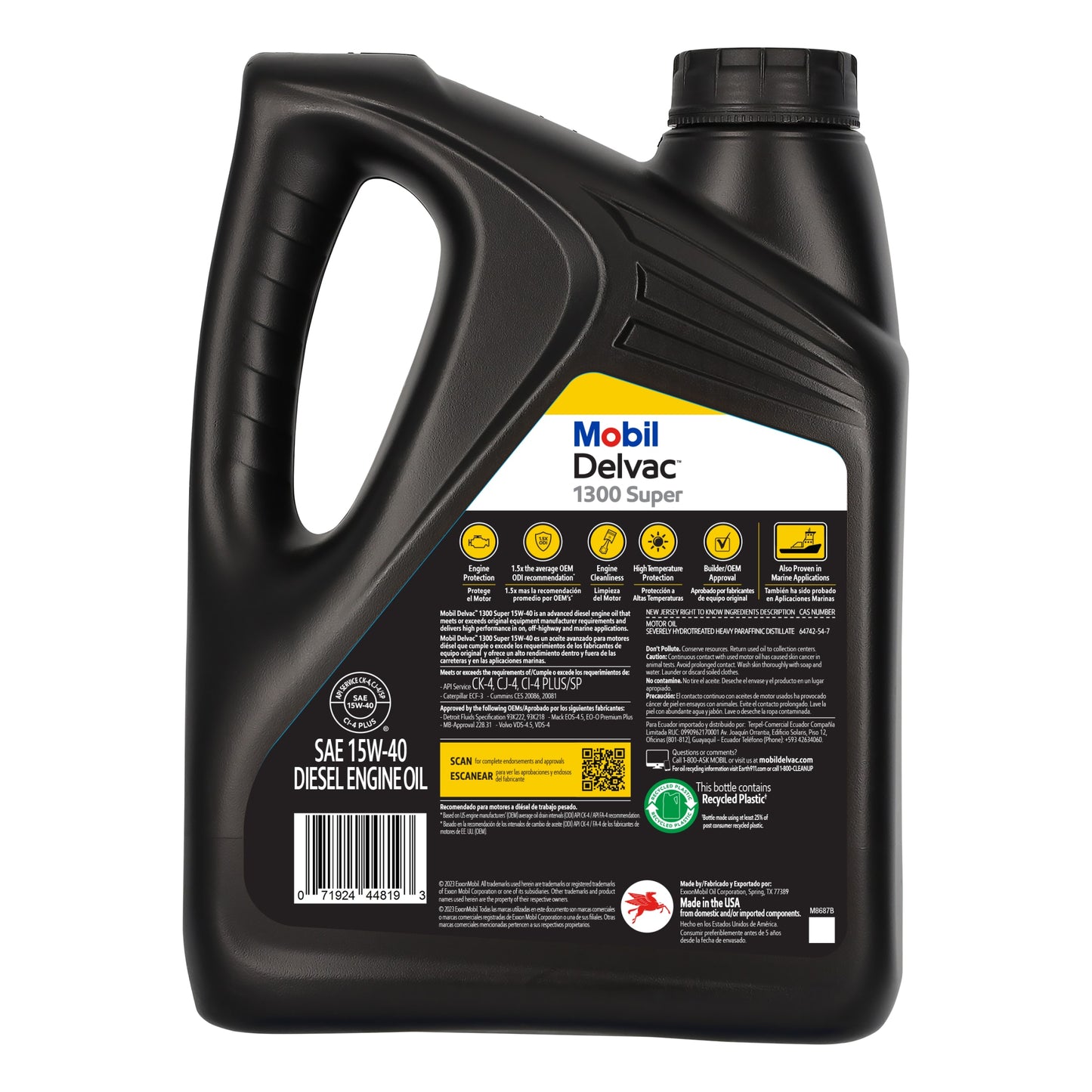 Aceite Mobil Delvac 1300 Super 15w-40 3.78 Litros