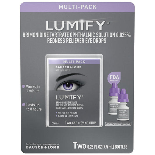 Lubricante Lumify para ojo rojo 2pzs(7.5ml)