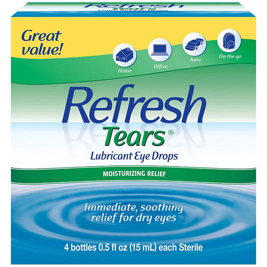 Refresh Tears Lubricant Eye Drops Multi-Pack 4(15ML) Y 1(5ML)