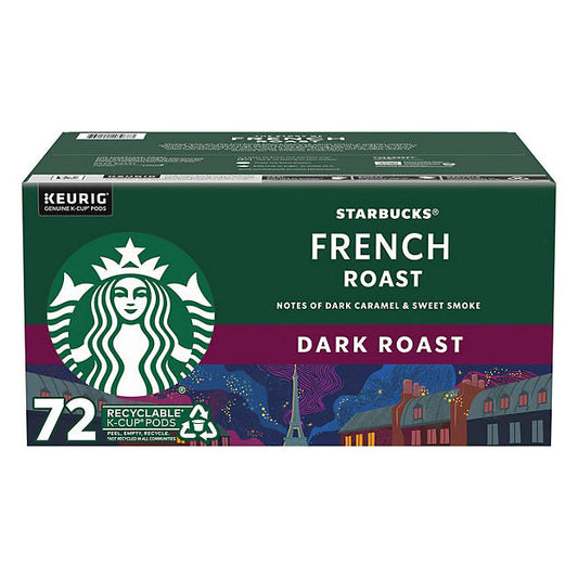 Starbucks French Roast Coffee K-Cups (72 pzd)