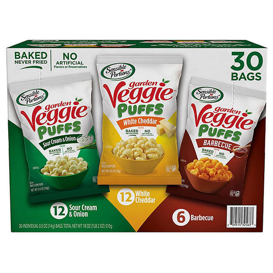Garden Veggie Puffs Variety Pack 30pzs