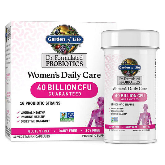 Garden Of Life Dr. Formulated Women's Once Daily Probiotic, 40 Billion CFU 60pzs