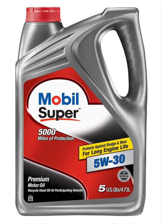 Aceite Mobil Super 5000 Semi-Sintetico 5w-30 4.73 litros