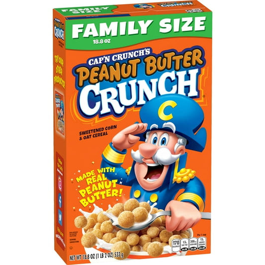 Cap'n Crunch's Cereal Peanut Butter Crunch,