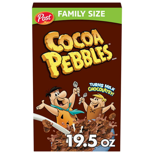 Post Cocoa PEBBLES Cereal Chocolate Kids Cereal