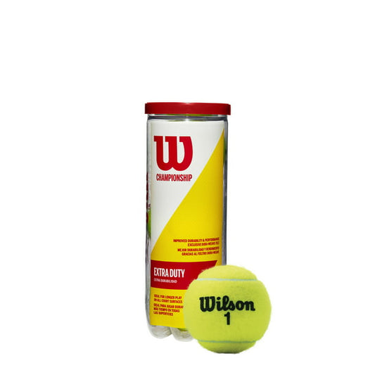 Pelota de tenis Wilson Championship Extra Duty - Lata de 3 pelotas
